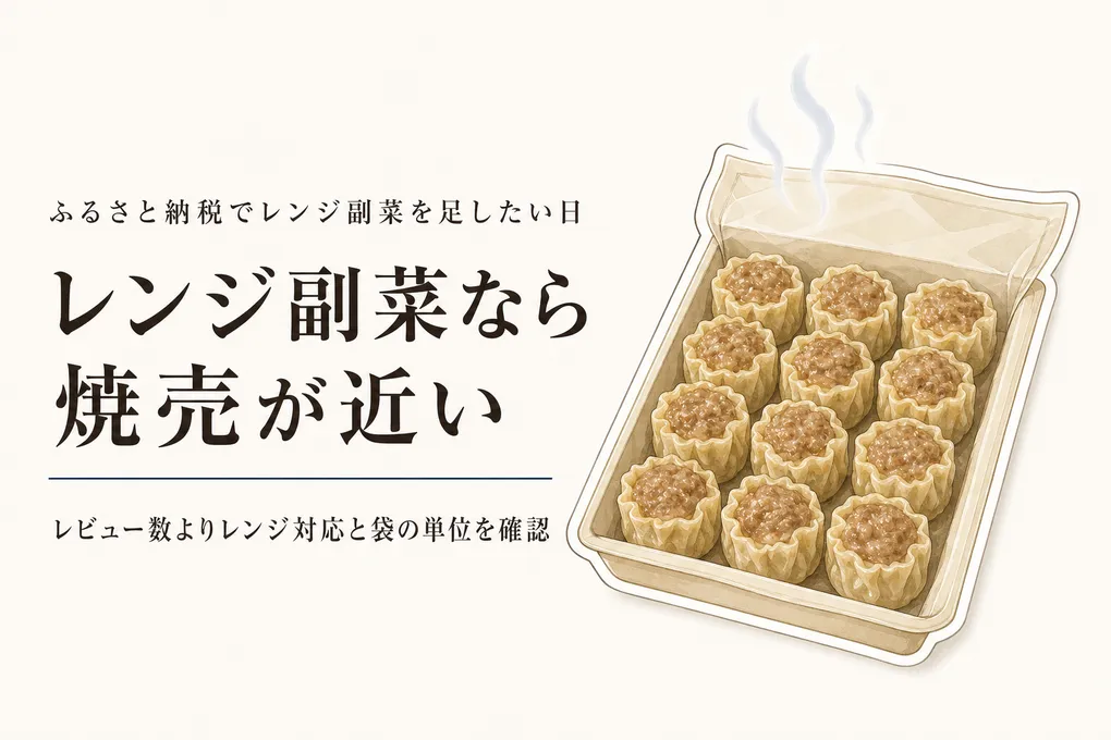 ふるさと納税の冷凍焼売・冷凍春巻きランキング｜レンジ副菜は個数と袋で選ぶ