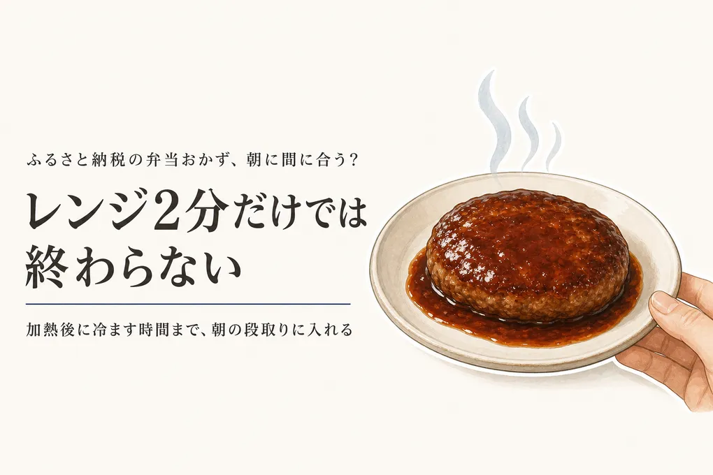 ふるさと納税の弁当おかずはレンジ何分？前夜の仕込みなしで使える返礼品の選び方